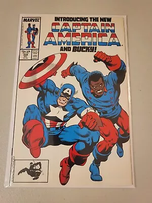Buy Captain America #334 1st New Bucky Lamar Hoskins! Marvel 1987 • 7.99£