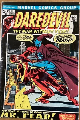 Buy Daredevil  # 91  September 1972 • 11.45£