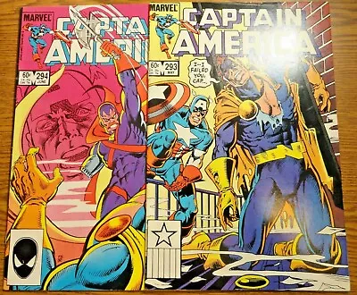 Buy Captain America #293,294 Run Of 2 Key Set 1st Sisters Of Sin Lot Nomad Marvel • 9.59£