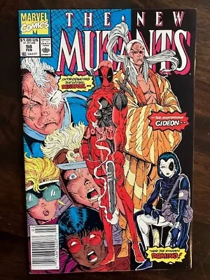 Buy New Mutants #98 Newsstand First Print. First Deadpool, Rob Liefeld • 316.24£
