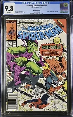 Buy Amazing Spider-man 312 Cgc 9.8 Wpgs Newsstand V1! Hobgoblin Vs Green Goblin! 300 • 482.56£