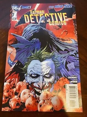 Buy Detective Comics 1 New 52 (2011)  CLASSIC JOKER COVER!!  GORGEOUS COPY!! • 15.80£