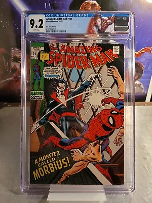 Buy Amazing Spider-Man #101 CGC 9.2 WP 1st Appearance Of Morbius • 2,445£