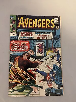 Buy Marvel Comic The Avengers Vol I 18 July 1965 Vista Publications Inc  • 14.99£