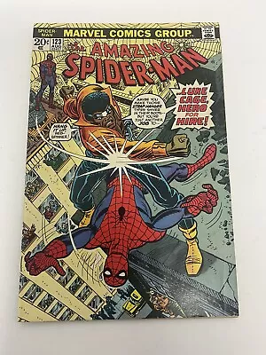 Buy Amazing Spider-man # 123 Vf Luke Cage • 63.95£