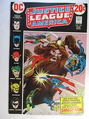 Buy Justice League Of America #104, The Attacking Shaggy Man, Fine+, 6.5, OWW Pages • 13.84£
