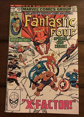Buy Marvel Comics Fantastic Four #250 1983 Byrne Giant Size X-Factor Spiderman • 3.94£