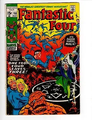 Buy Fantastic Four #110 (marvel 1971) 1st Agatha Harkness Cover Vg- Comic • 15.99£