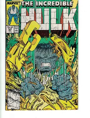 Buy The Incredible Hulk #344 June 1988 (newstand Edition) Marvel Comics Group • 14.94£