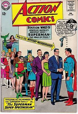 Buy ACTION COMICS #309. DC Comics Feb. 1964. JFK Cameo. • 30£