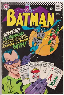 Buy Batman #179, DC Comics 1966 VG 4.0 2nd Silver Age Riddler Appearance • 79.44£