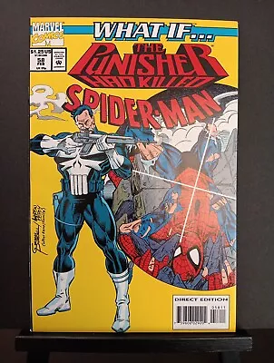 Buy WHAT IF #58 NM+/M THE PUNISHER Had Killed SPIDER-MAN Marvel 1994 ASM 129 Homage • 63.24£