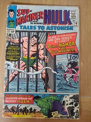 Buy Tales To Astonish 70 - 1st Sub-Mariner Silver Age • 38£