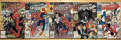 Buy Amazing Spider-Man #326, #327, #330, #333, #340 Marvel Copper Age Comic Book Lot • 25.21£