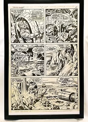 Buy Fantastic Four #84 Pg. 4 By Jack Kirby 11x17 FRAMED Original Art Poster Marvel C • 47.61£