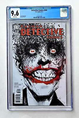 Buy Detective Comics #880 CGC 9.6 White Pages Joker Cover Snyder Jock DC Comics 2011 • 211.87£