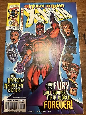 Buy Marvel Comics UNCANNY X-MEN MAGNETO WAR #366 Comic Book 1999 • 8£