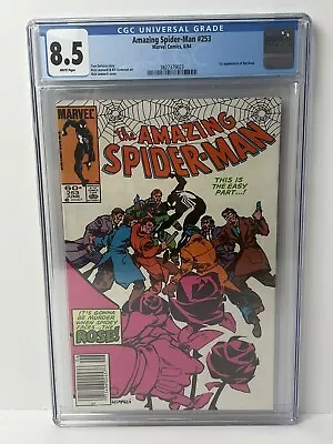Buy Amazing Spider-Man #253 Newsstand Marvel 1984 CGC 8.5  1st App. Of The Rose • 39.42£