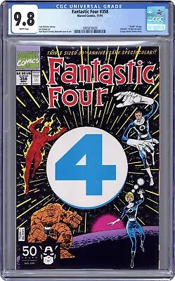 Buy Fantastic Four #358 CGC 9.8 1991 3985870024 • 107.94£