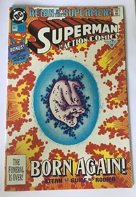 Buy DC Comics Superman In Action Comics Born Again June 1993 Issue No 687 (NM) • 10£