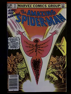 Buy Amazing Spider-man Annual #16, VF 8.0, Newsstand; 1st Monica Rambeau • 31.54£