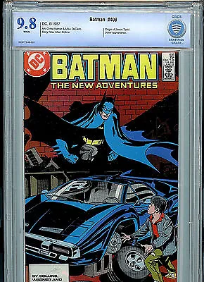 Buy Batman #408  DC Comics CBCS  9.8 NM/MT 1987 Origin Jason Todd Amricons B3 • 191.88£