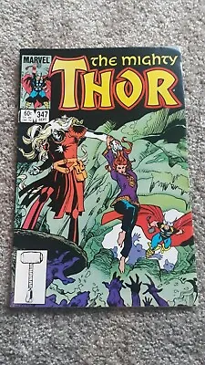 Buy Marvel Comics Journey Into Mystery The Mighty Thor - Number 347 - SEPT 1984 • 5£