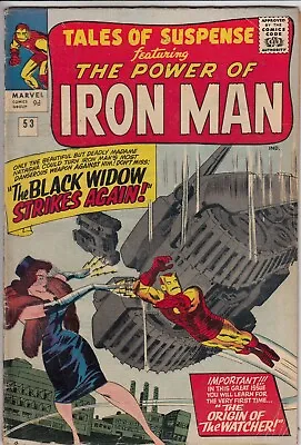 Buy Tales Of Suspense 53 - 1964 - 2nd Black Widow - Fine REDUCED PRICE • 289.99£