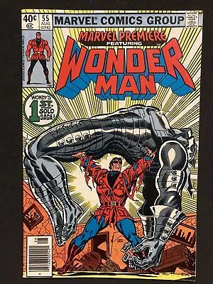 Buy Marvel Premiere 55 First Solo Wonder Man Newsstand VF- Combined Shipping • 20.55£