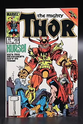 Buy Thor (1966) #363 Secret Wars II Kurse Loki Walt Simonson Throg Cameo NM- • 4£