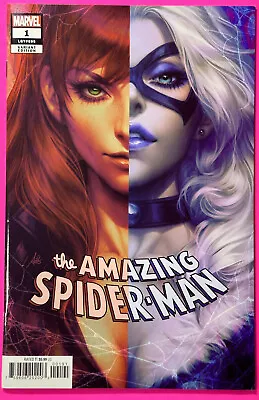 Buy Amazing Spider-man #1 (marvel 2022) Stanly Lau Artgerm Variant | Black Cat • 3.13£
