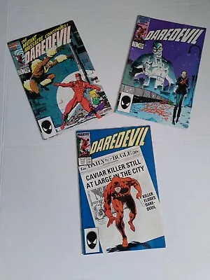 Buy DAREDEVIL  #238 & #239 & #242  Lot. Of 3 Marvel Comic Books 1987 • 13.87£