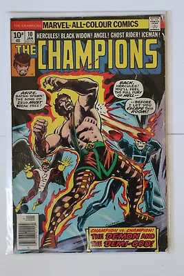 Buy Marvel Champions #10  (1975) Uk Price Variant  • 7.50£