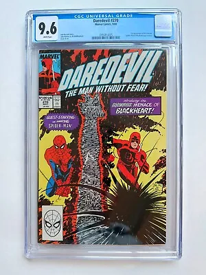 Buy Daredevil #270 CGC 9.6 Marvel Comics 1989 1st Blackheart • 118.59£