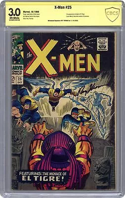 Buy Uncanny X-Men #25 CBCS 3.0 SS Roy Thomas 1966 23-0AF5128-048 • 138.84£