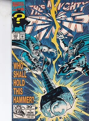 Buy Marvel Comics The Mighty Thor Vol. 1 #459 Feb 1993 1st App Thunderstrike • 19.99£