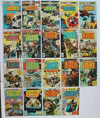Buy Our Fighting Forces 1954-1978 DC War Comics Joe Kubert #163-181 The Losers VG/FN • 79.15£