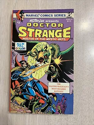 Buy Dr. Strange Pocket Paperback 2 Nm 1979 White Pages Lee & Ditko Ist Print Rare • 31.62£
