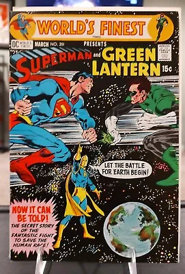 Buy World’s Finest (1971) #201 VF/NM  Neal Adams Cover Batman Superman COMIC KINGS • 32.13£