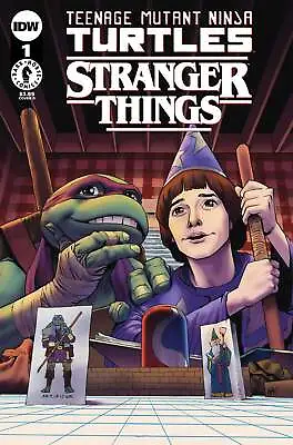 Buy Teenage Mutant Ninja Turtles X Stranger Things #1 Variant D (Gorham) • 3.21£