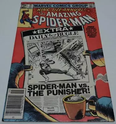 Buy AMAZING SPIDER-MAN ANNUAL #15 (Marvel 1981) PUNISHER App (FN) Frank Miller Art • 13.78£