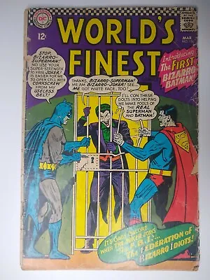 Buy DC Comics World's Finest #156 Superman 1st Appearance Bizarro Batman VG 4.0 • 36.37£