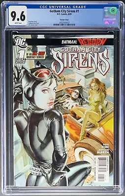 Buy Gotham City Sirens #1 Jones Variant CGC 9.6 - Dini Story Harley Quinn & Catwoman • 316.20£