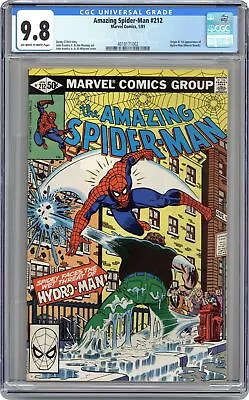 Buy Amazing Spider-Man #212D CGC 9.8 1981 4018171002 • 189.99£