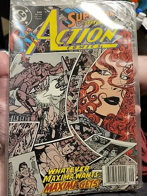 Buy Action Comics 645 VF 1st Appearance Maxima Price George Perez Superman DC. • 7.15£