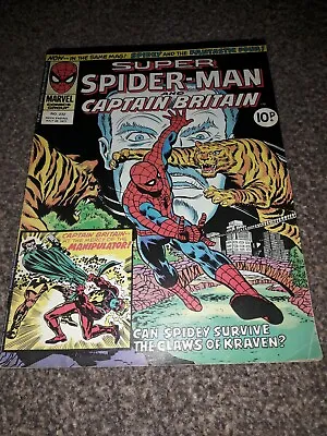 Buy Marvel Super Spiderman And Captain Britain Comic No 232 1977 Thor Fantastic Four • 12£
