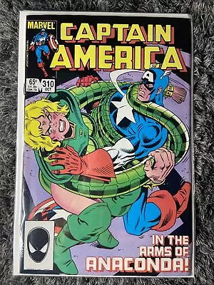 Buy Captain America #310 (1985 Marvel) 1st Appearance Serpent Society!  • 20£