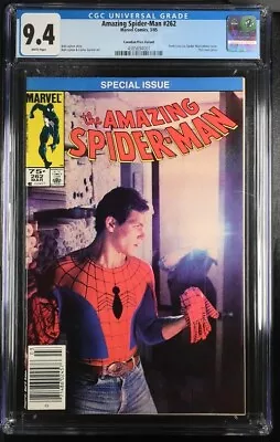 Buy Amazing Spider-Man 262 CGC 9.4 CPV. Only 3 In Higher Grade. Ultra Rare In Grade! • 151.90£
