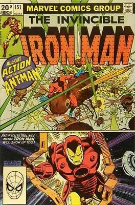 Buy Iron Man (Vol 1) # 151 (VryFn Minus-) (VFN-) Price VARIANT Marvel Comics AMERICA • 9.99£