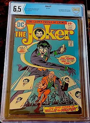 Buy DC THE JOKER No. 2 (1975) Willie The Weeper! CBCS 6.5 FN+WP. Not Cgc • 47.97£